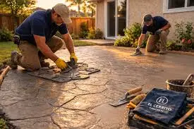 Stamped Concrete installation services in Suffolk County, NY