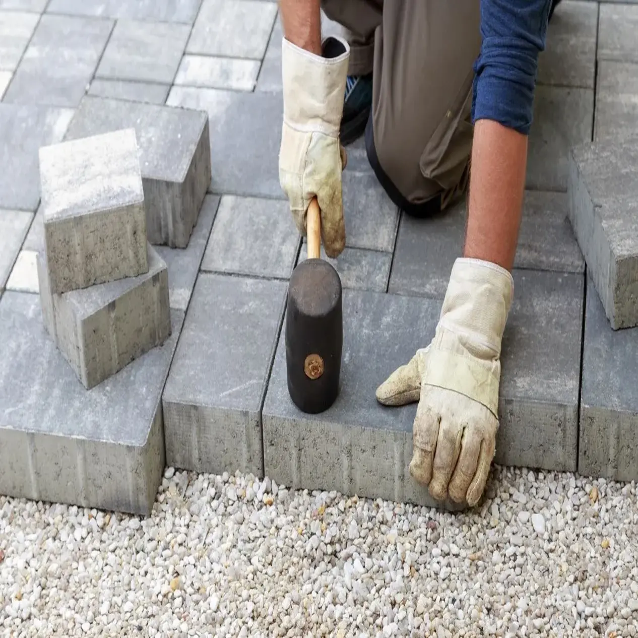 Paver Driveway Installation