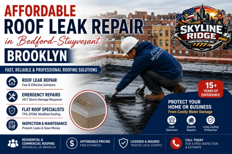 Affordable Roof Leak Repair in Bedford-Stuyvesant