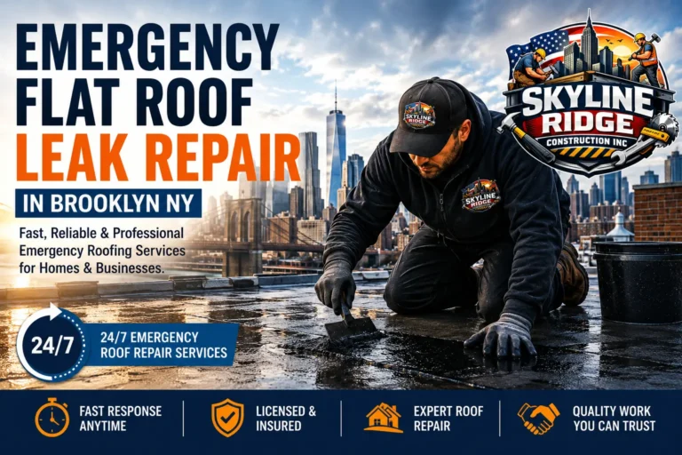 Emergency roof repair in Brookly