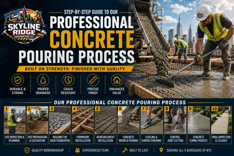 Professional Concrete Pouring Process