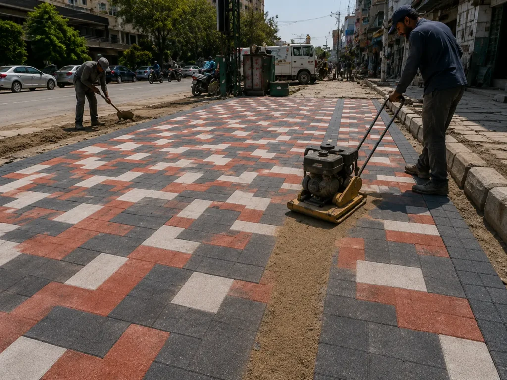 Roadside Footpath Work