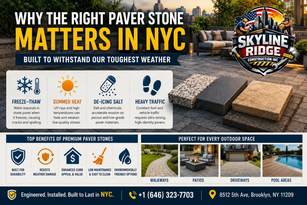 Best Paver Stones for NYC Weather