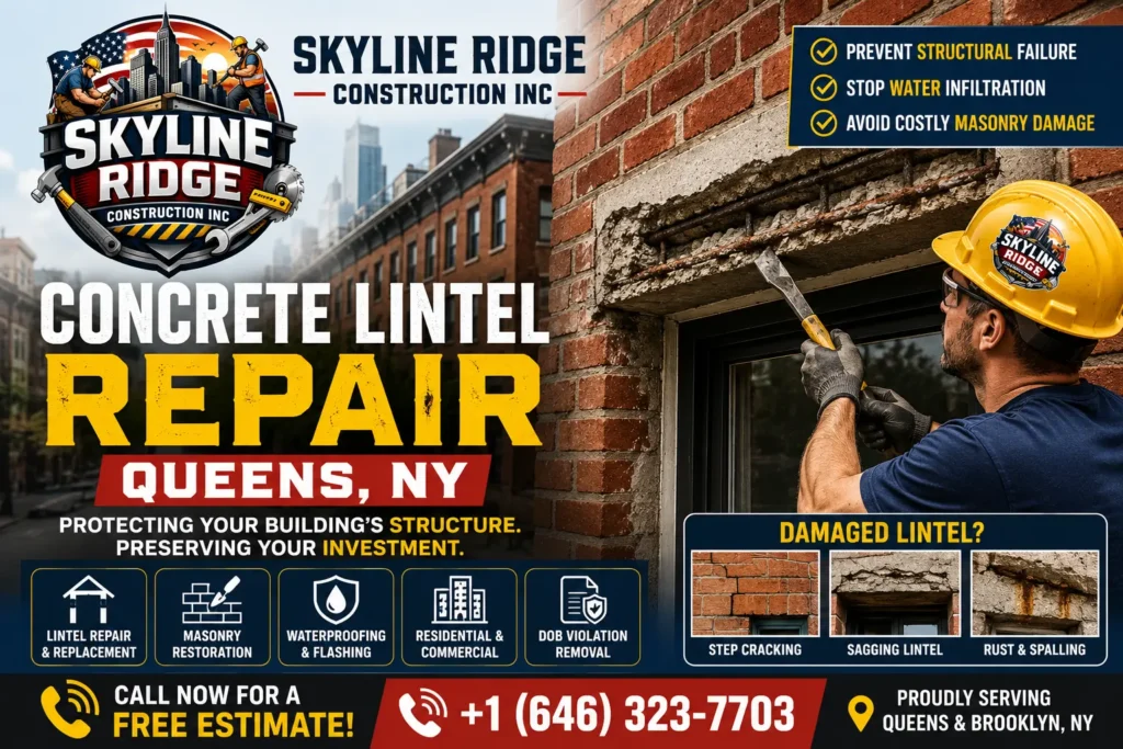 Concrete Lintel Repair