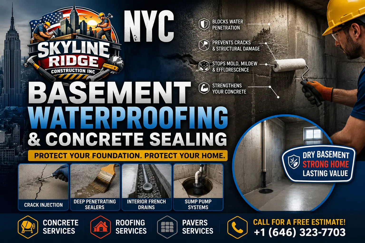 NYC basement waterproofing solutions